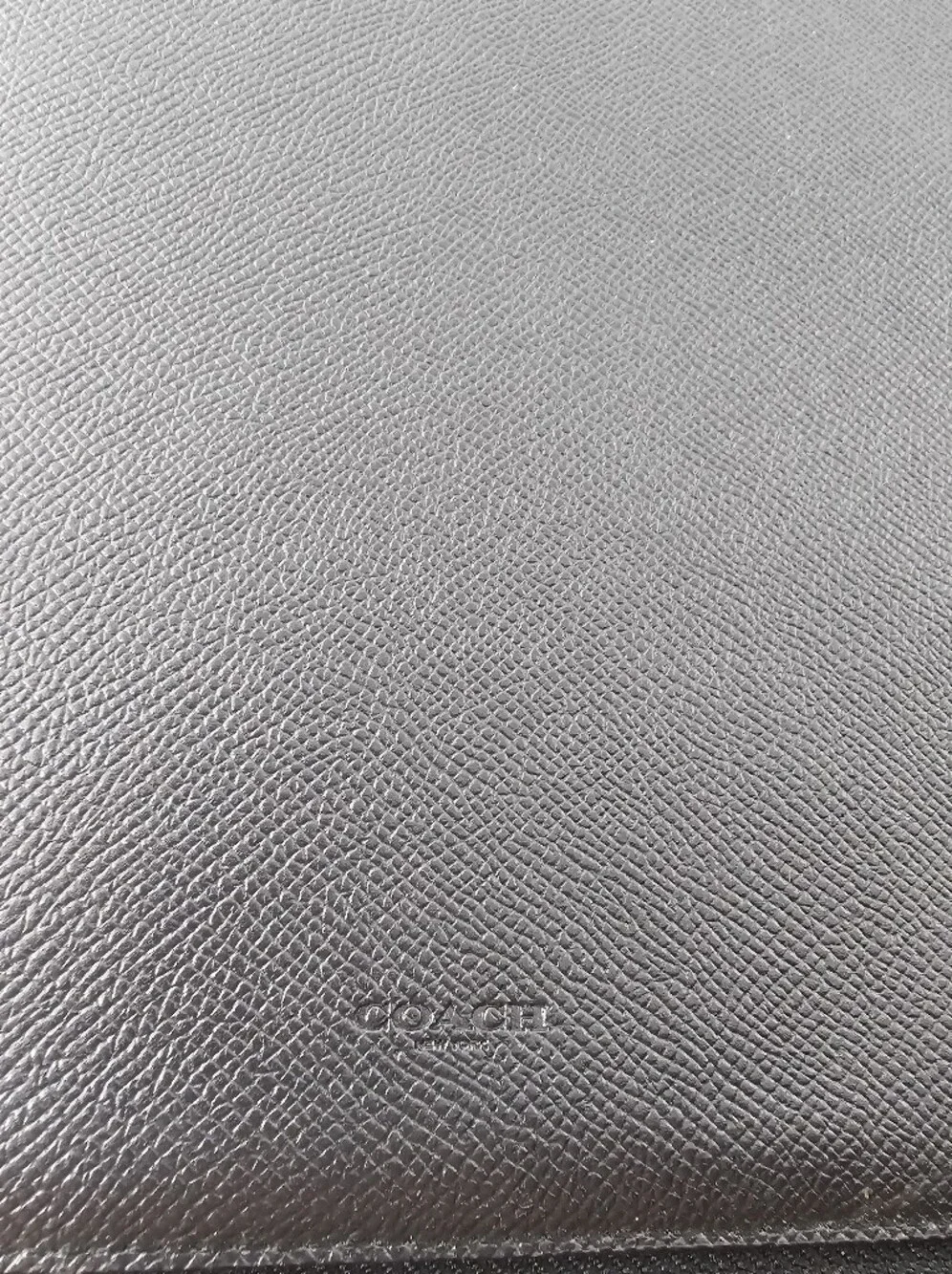 Coach Black Leather Buisness Portfolio